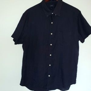 Linen Button-down shirt L
